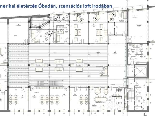 Amerikai életérzés Óbudán szenzációs, 1000 m2 loft irodában