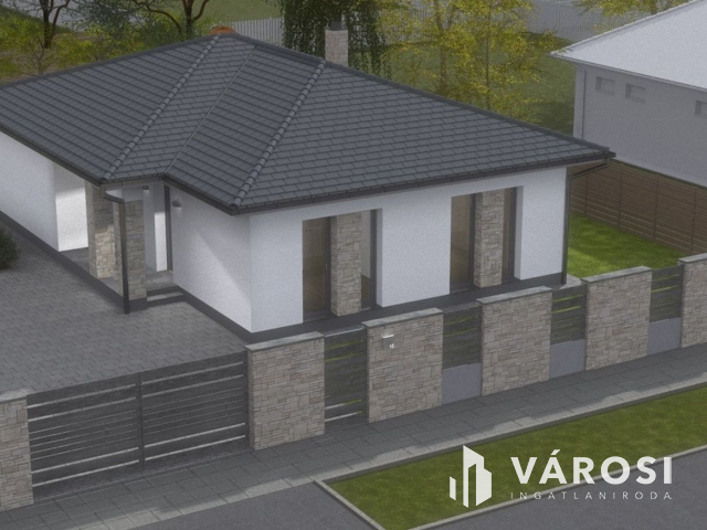 Stílusos otthon nagy terasszal új lakóparkban