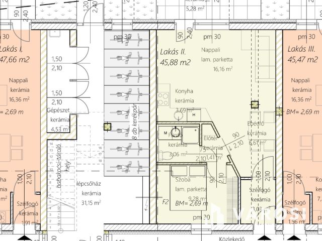 Kisteleken újépítésű lakásokat kínálok