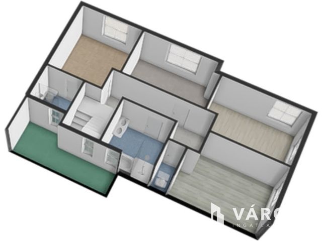 Baktói ikerház,minőségi kulcsrakész kivitelben.