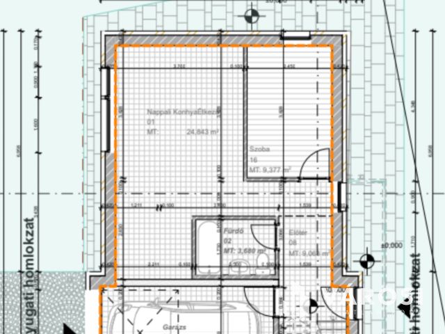Gyálon eladó új építésű 4 hálós ikerfél csendes utcában
