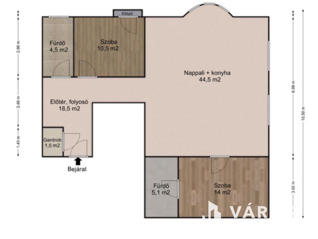 Luxuslakás eladó Újlipótvárosban a Vígszínház mellett