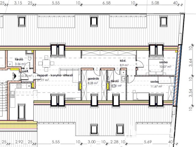 Harmadik emeleti újépítésű lakás,Hagymatikumtól 30 méterre 2