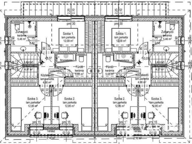 Prémium minőségű, újonnan épülő ikerház a Panka közben